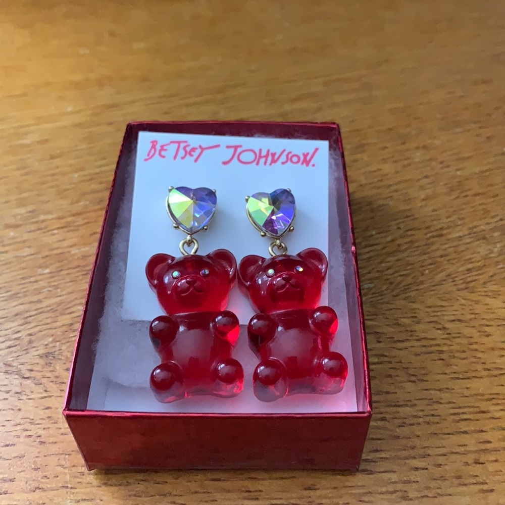 Betsey Johnson gummy bear earrings - Picture 5 of 6